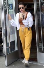 LUCY HALE Out with Her Dogs in Los Angeles 05/03/2022