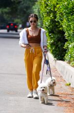 LUCY HALE Out with Her Dogs in Los Angeles 05/03/2022
