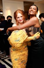 MADELAINE PETSCH and SIMONE ASHLEY Heading to 2022 Met Gala in New York 05/02/2022