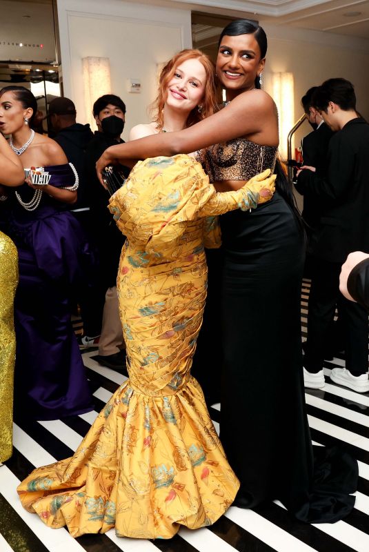 MADELAINE PETSCH and SIMONE ASHLEY Heading to 2022 Met Gala in New York 05/02/2022