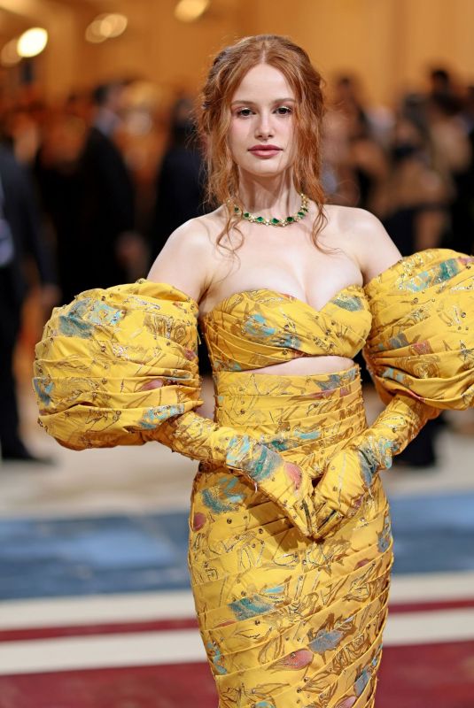 MADELAINE PETSCH at Met Gala Celebrating In America: An Anthology of Fashion in New York 05/02/2022