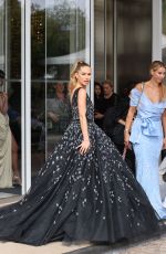 MAJA MALNAR Leaves Hotel Martinez in Cannes 05/23/2022