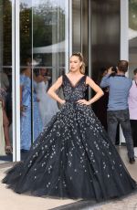 MAJA MALNAR Leaves Hotel Martinez in Cannes 05/23/2022