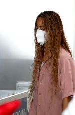MALIA OBAMA at LAX Airport in Los Angeles 05/02/2022
