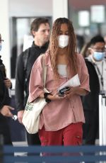 MALIA OBAMA at LAX Airport in Los Angeles 05/02/2022