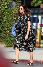 MANDY MOORE Leaves a Hair Salon in Beverly Hills 05/04/2022