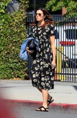 MANDY MOORE Leaves a Hair Salon in Beverly Hills 05/04/2022