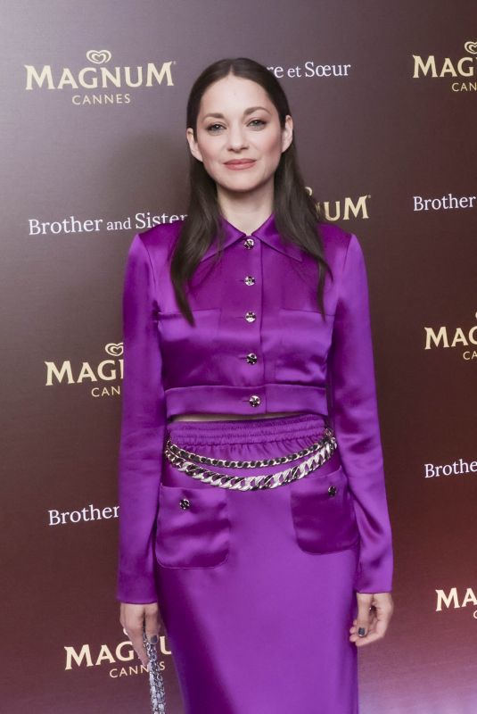 MARION COTILLARD at Evening of the Film Brother and Sister at 2022 Cannes International Film Festival 05/20/2022