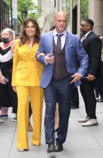MARISKA HARGITAY Arrives at NBCUniversal Upfronts in New York 05/16/2022