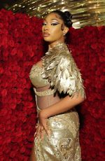 MEGAN THEE STALLION at Met Gala Celebrating In America: An Anthology of Fashion in New York 05/02/2022