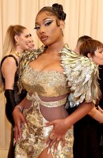 MEGAN THEE STALLION at Met Gala Celebrating In America: An Anthology of Fashion in New York 05/02/2022