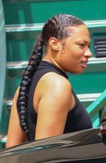 MEGAN THEE STALLION Leaves Yoga Class in Los Angeles 05/28/2022