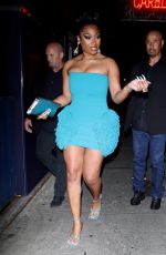 MEGAN THEE STALLION Out for Dinner at Carbone in New York 05/03/2022
