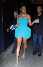 MEGAN THEE STALLION Out for Dinner at Carbone in New York 05/03/2022