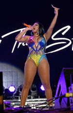 MEGAN THEE STALLION Performs at Beale Street Music Festival at Liberty Park in Memphis 04/30/2022