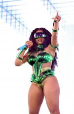 MEGAN THEE STALLION Performs at Coachella in Indio 04/23/2022