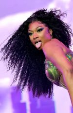 MEGAN THEE STALLION Performs at Coachella in Indio 04/23/2022