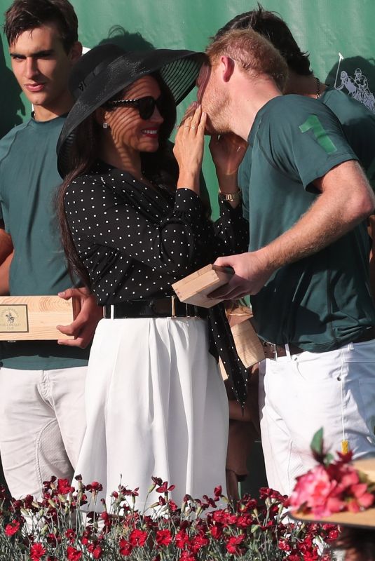 MEGHAN MARKLE and Prince Harry at Santa Barbara Polo Club 05/22/2022