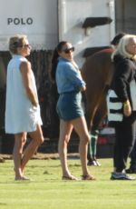 MEGHAN MARKLE in Double Denim Watching Prince Harry Play Polo in Santa Barbara 05/15/2022