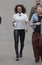 MELANIE BROWN Arrives at The Games TVV Show at Crystal Palace Athletics Ground in London 05/08/2022
