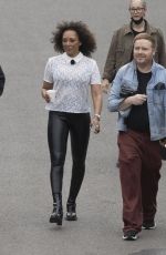 MELANIE BROWN Arrives at The Games TVV Show at Crystal Palace Athletics Ground in London 05/08/2022