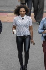 MELANIE BROWN Arrives at The Games TVV Show at Crystal Palace Athletics Ground in London 05/08/2022
