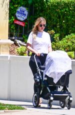 MIA GOTH Out with Her Newborn Baby on Mother