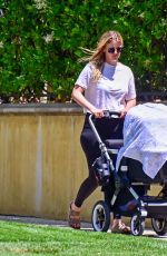 MIA GOTH Out with Her Newborn Baby on Mother