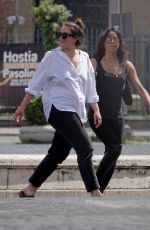MICHELLE RODRIGUEZ Out on Vacation in Rome 05/14/2022
