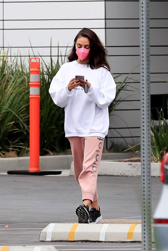 MILA KUNIS Leaves a Breast Health Services Building in West Hollywood 05/19/2022