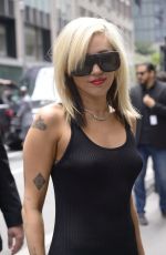 MILEY CYRUS Arrives at NBC/Universal Upfronts in New York 05/16/2022