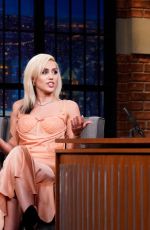 MILEY CYRUS at Late Night with Seth Meyers in New York 05/16/2022