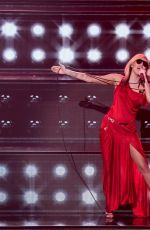 MILEY CYRUS Performs at NBCUniversal Upfront in New York 05/16/2022