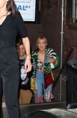 MILLIE BOBBY BROWN and Jake Bongiovi at Don Angie Restaurant in New York 05/13/2022