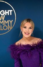 MILLIE BOBBY BROWN at Tonight Show Starring Jimmy Fallon 05/13/2022