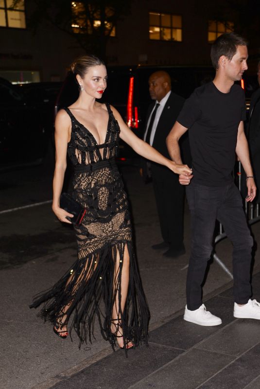 MIRANDA KERR Leaves Met Gala Afterparty in New York 05/02/2022