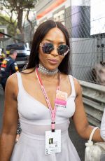 NAOMI CAMPBELL at Formula 1 Grand Prix in Monaco 05/29/2022