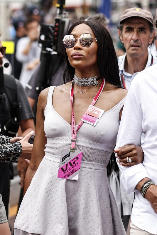 NAOMI CAMPBELL at Formula 1 Grand Prix in Monaco 05/29/2022
