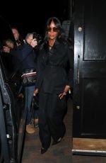 NAOMI CAMPBELL Leaves Annabel