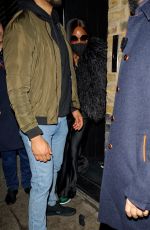 NAOMI CAMPBELL Leaves Chiltern Firehouse in London 05/07/2022