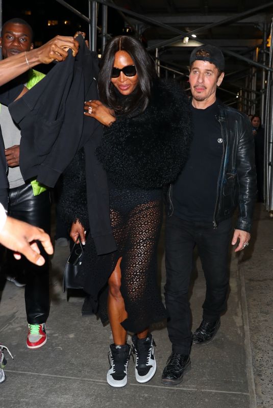 NAOMI CAMPBELL Leaves Derek Blasberg