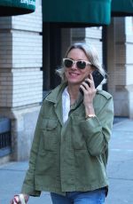 NAOMI WATTS Out with Her Dog in New York 05/12/2022