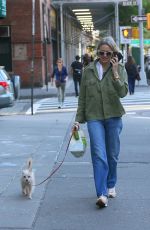 NAOMI WATTS Out with Her Dog in New York 05/12/2022