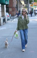 NAOMI WATTS Out with Her Dog in New York 05/12/2022