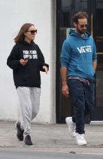 NATALIE PORTMAN and Benjamin Millepied Out in Los Feliz 05/18/2022