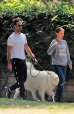 NATALIE PORTMAN Out for Morning Walk with Her Family in Los Feliz 05/22/2022