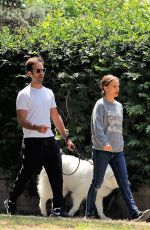 NATALIE PORTMAN Out for Morning Walk with Her Family in Los Feliz 05/22/2022