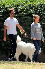 NATALIE PORTMAN Out for Morning Walk with Her Family in Los Feliz 05/22/2022