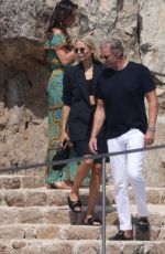 NATASHA POLY Leaves Eden Rock Hotel in Cannes 05/21/2022