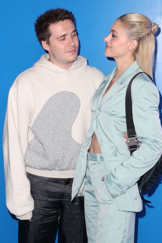 NICOLA PELTZ and Brooklyn Beckham at Dior Men